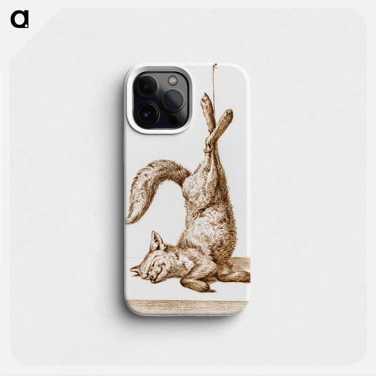 Dead fox, hanging from his paws - Jean Bernard Phone Case.
