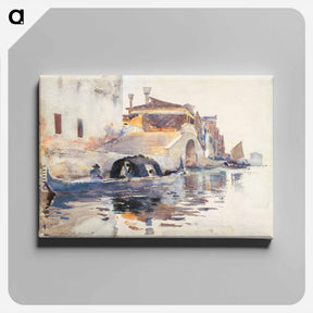 アートパネル-Ponte Panada, Fondamenta Nuove, Venice - ジョン シンガー サージェント Canvas.