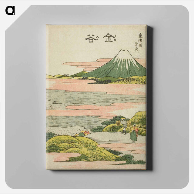 アートパネル-Hokusai's Thirty-six Views of Mount Fuji - 葛飾 北斎 Canvas.