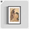 アートポスター-Parting of Lovers: Courtesan and Her Lover - 喜多川 歌麿 Poster.