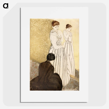 アートポスター-The Fitting - メアリー カサット Poster.