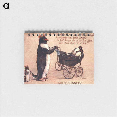 アートメモ帳-Nurse Guinnipen with Penguin Chicks
 - 国立医学図書館 Memo.