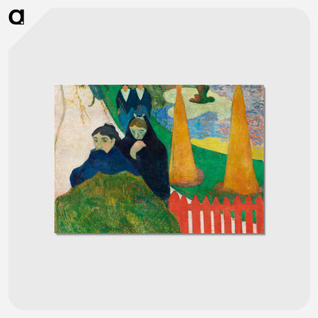 アートポストカード-Mistral (Arlésiennes) - ポール ゴーギャン Postcard.