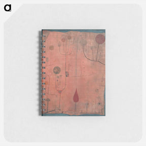 アートメモ帳-Klee - Früchte auf Rot
 - パウル クレー Memo.