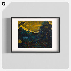 アートポスター-Landscape with a Horse
 - セントルイス美術館 Poster.