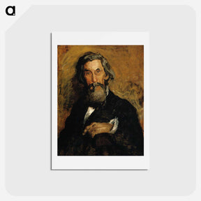 アートポストカード-Portrait of William H. MacDowell - トーマス エイキンズ Postcard.