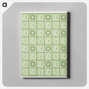 アートパネル-William Morris's Diaper pattern - ウィリアム モリス Canvas.