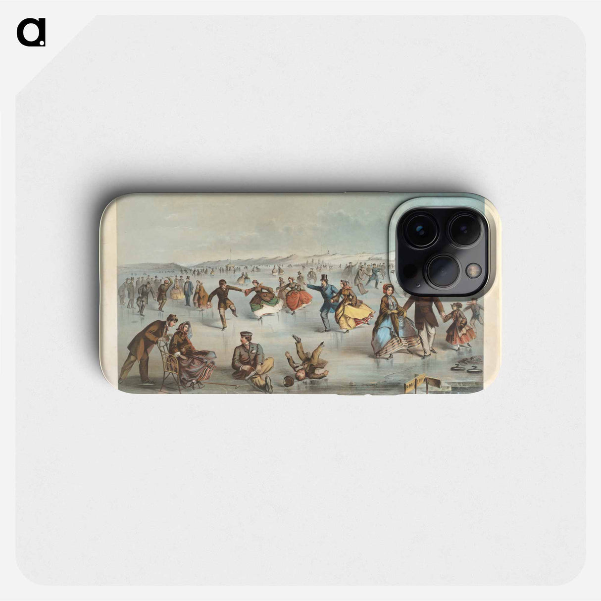 Skating in Central Park, New York - Winslow Homer Phone Case.