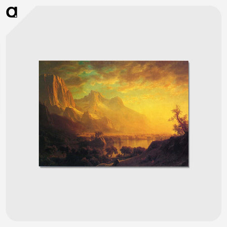 2-27_Albert-Bierstadt_postcard