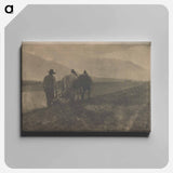 Ploughing - アルフレッド スティーグリッツ Canvas.