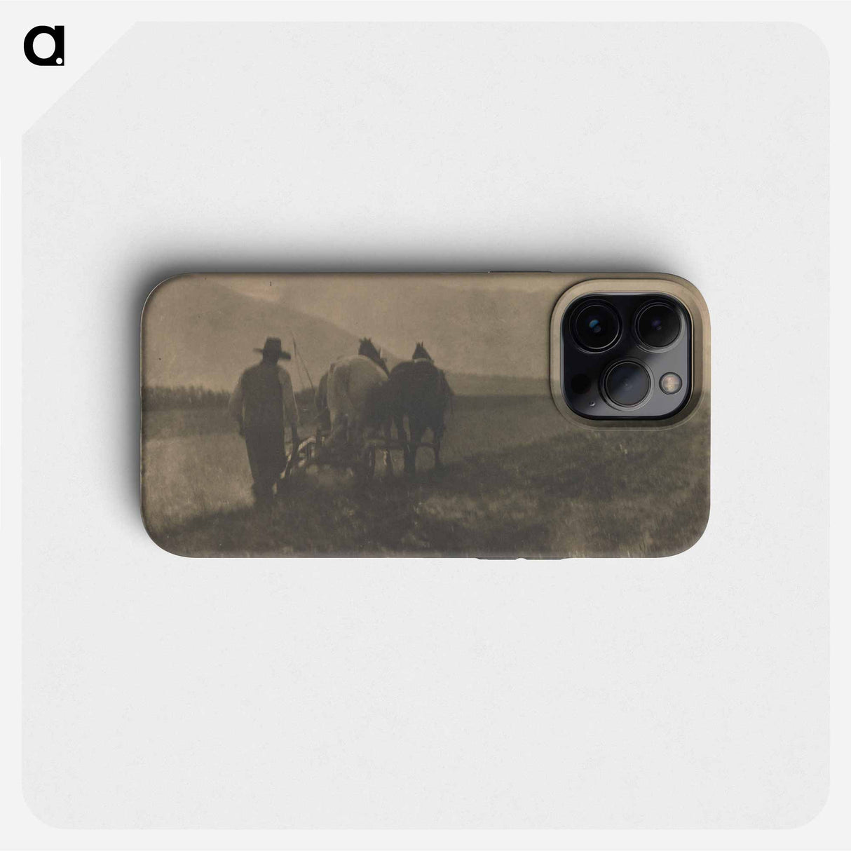 Ploughing - アルフレッド スティーグリッツ Phone Case.