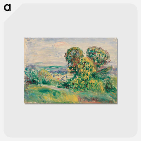 アートポストカード-Landscape by Pierre Auguste Renoir
 - バーンズ・コレクション Postcard.