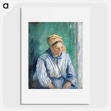 Washerwoman, Study - Camille Pissarro Poster.