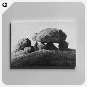 アートパネル-Megalithic grave - カスパー ダーヴィト フリードリヒ Canvas.