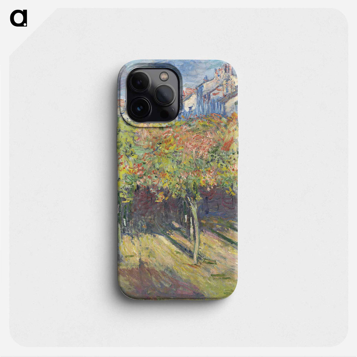 Le cours du 14 juillet vu de la maison de Claude Monet - Claude Monet Phone Case.