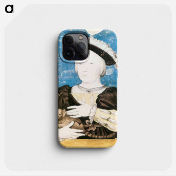 Edward, Prince of Wales, with Monkey - ハンス ホルバイン Phone Case.