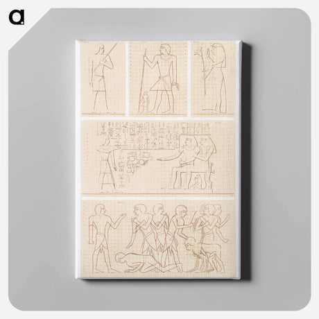 アートパネル-Egyptian Lifestyle
 - エジプト美術史 Canvas.