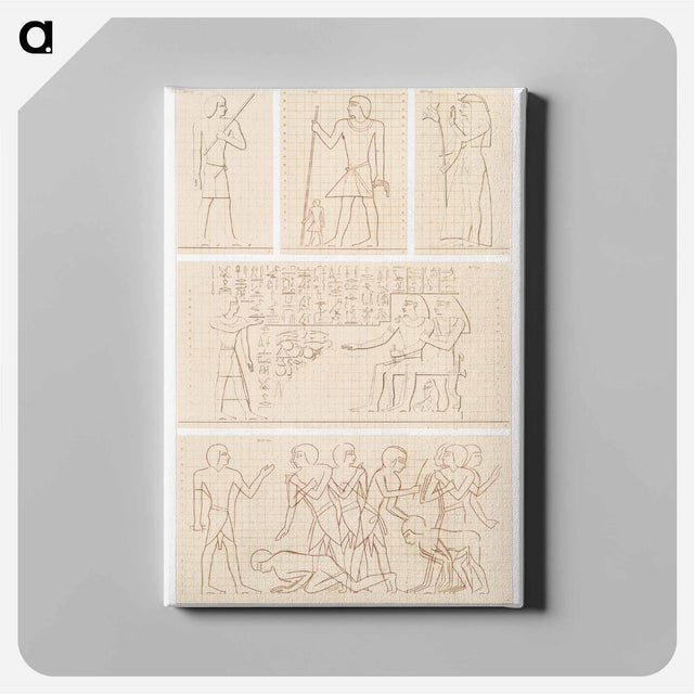 アートパネル-Egyptian Lifestyle
 - エジプト美術史 Canvas.