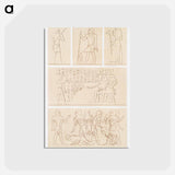 アートポストカード-Egyptian Lifestyle
 - エジプト美術史 Postcard.