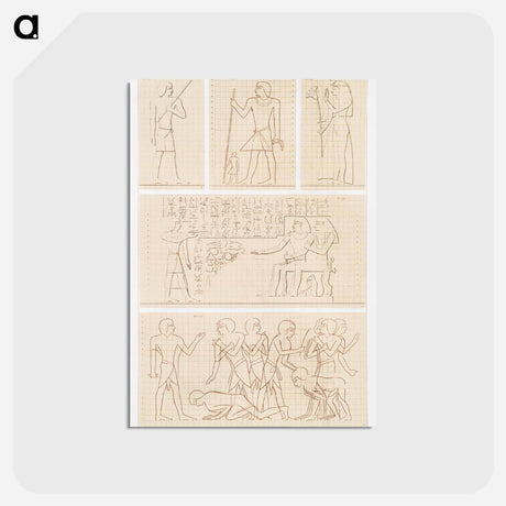 アートポストカード-Egyptian Lifestyle
 - エジプト美術史 Postcard.