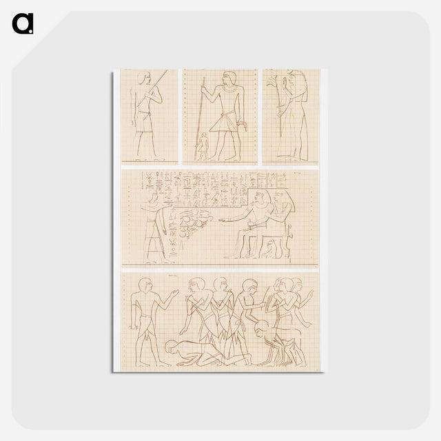 アートポストカード-Egyptian Lifestyle
 - エジプト美術史 Postcard.