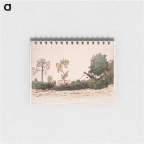 アートメモ帳-Farm near Vichy - ジャン フランソワ ミレー Memo.