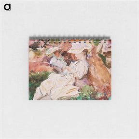 アートメモ帳-Simplon - Mrs Barnard and her Daughter Dorothy - ジョン シンガー サージェント Memo.