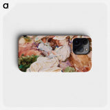 Simplon - Mrs Barnard and her Daughter Dorothy - John Singer Sargent Phone Case.