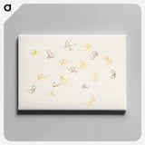 アートパネル-Abstract butterfly - 神坂 雪佳 Canvas.