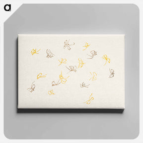アートパネル-Abstract butterfly - 神坂 雪佳 Canvas.
