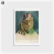 アートポストカード-Peasant Mother and Child - メアリー カサット Postcard.