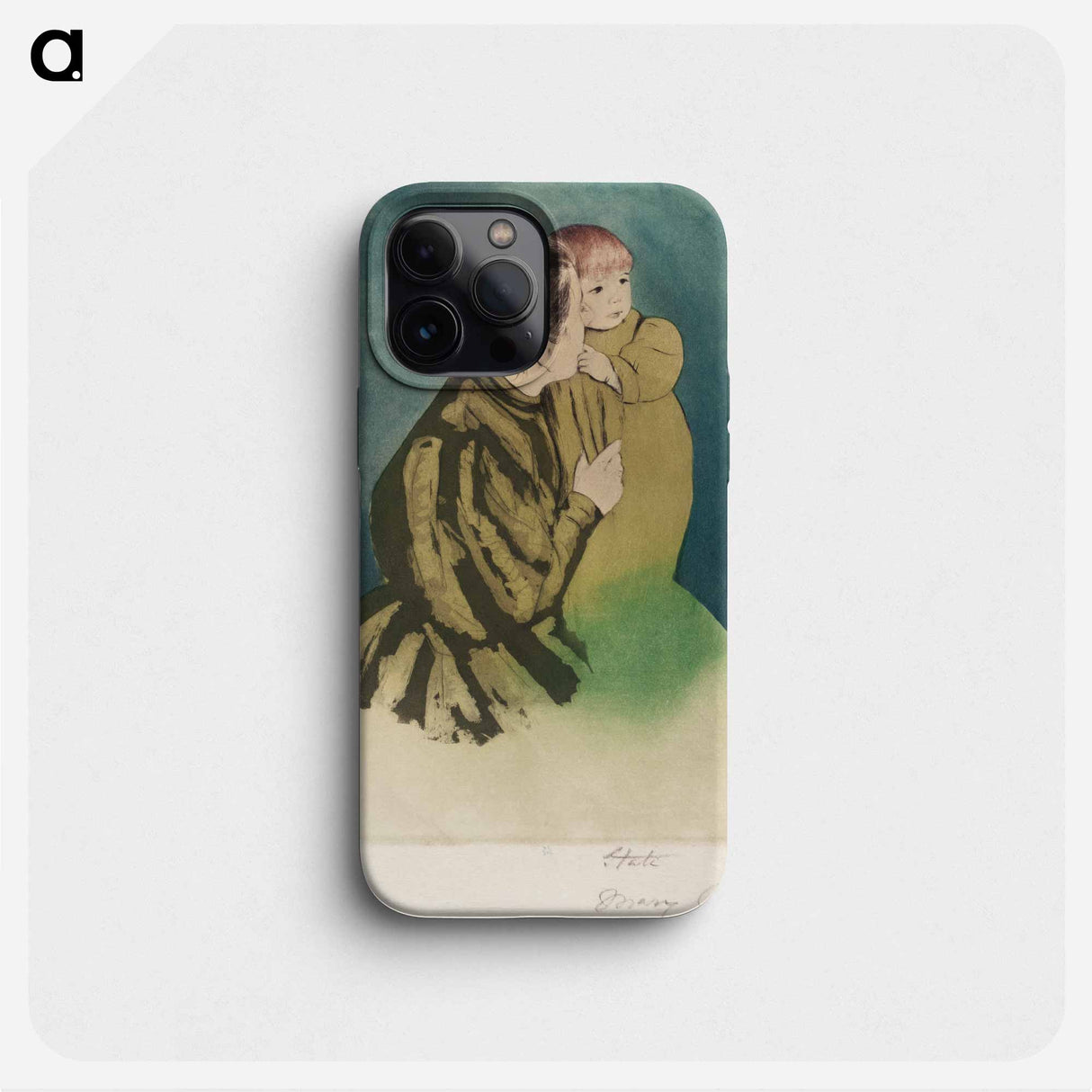 Peasant Mother and Child - メアリー カサット Phone Case.