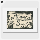 Horses - ポール ゴーギャン Poster.