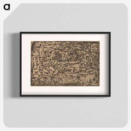 アートポスター-Paul Klee's Garden of Passion
 - パウル クレー Poster.