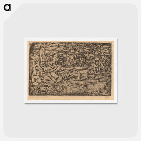 アートポストカード-Paul Klee's Garden of Passion
 - パウル クレー Postcard.