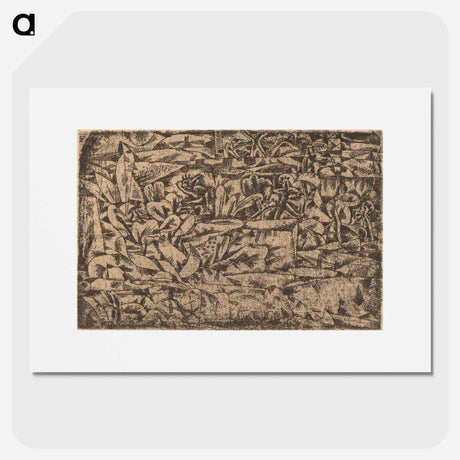 アートポスター-Paul Klee's Garden of Passion
 - パウル クレー Poster.