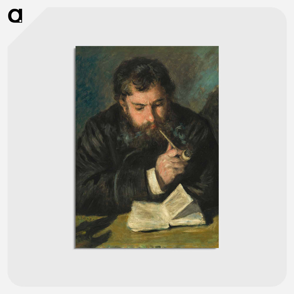 アートポストカード-Claude Monet - ピエール オーギュスト ルノワール Postcard.