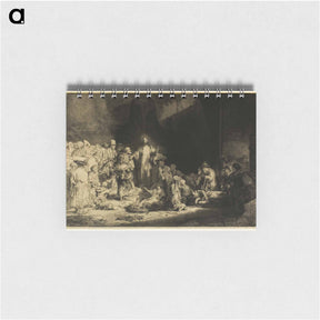 アートメモ帳-The Hundred Guilder Print - レンブラント ファン レイン Memo.