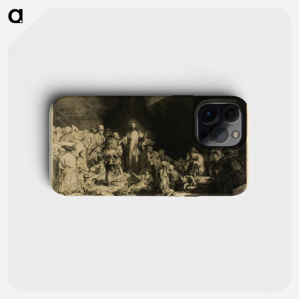 The Hundred Guilder Print - Rembrandt van Rijn Phone Case.