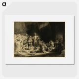 The Hundred Guilder Print - Rembrandt van Rijn Poster.