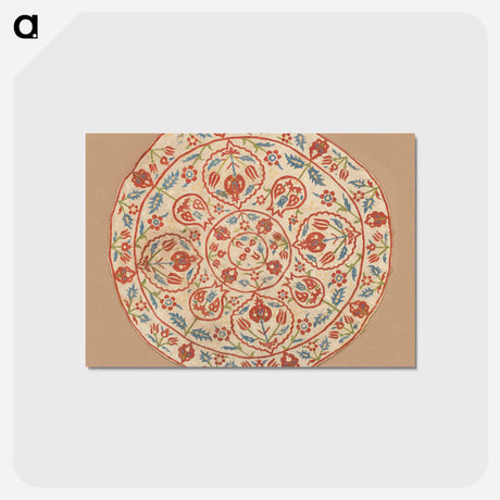 アートポストカード-Tulips and Pomegranates Sofra
 - セントルイス美術館 Postcard.