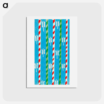 Shima-Shima
 - しましま Postcard.