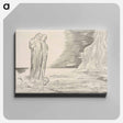 アートパネル-The Circle of Traitors: Dante Striking Against Bocca degli Abati - ウィリアム ブレイク Canvas.
