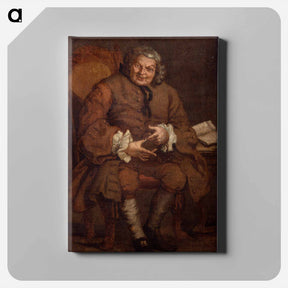 アートパネル-Simon Fraser, 11th Baron Lovat - ウィリアム ホガース Canvas.