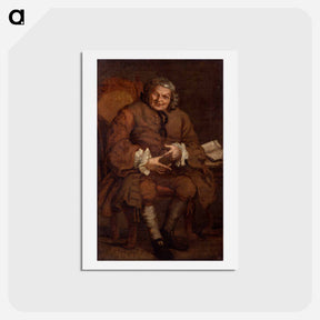 アートポストカード-Simon Fraser, 11th Baron Lovat - ウィリアム ホガース Postcard.