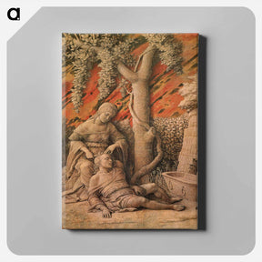 アートパネル-Samson and Delilah - アンドレア マンテーニャ Canvas.