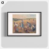 The gleaners - Camille Pissarro Poster.