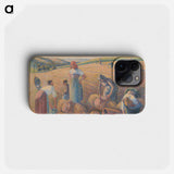 The gleaners - Camille Pissarro Phone Case.