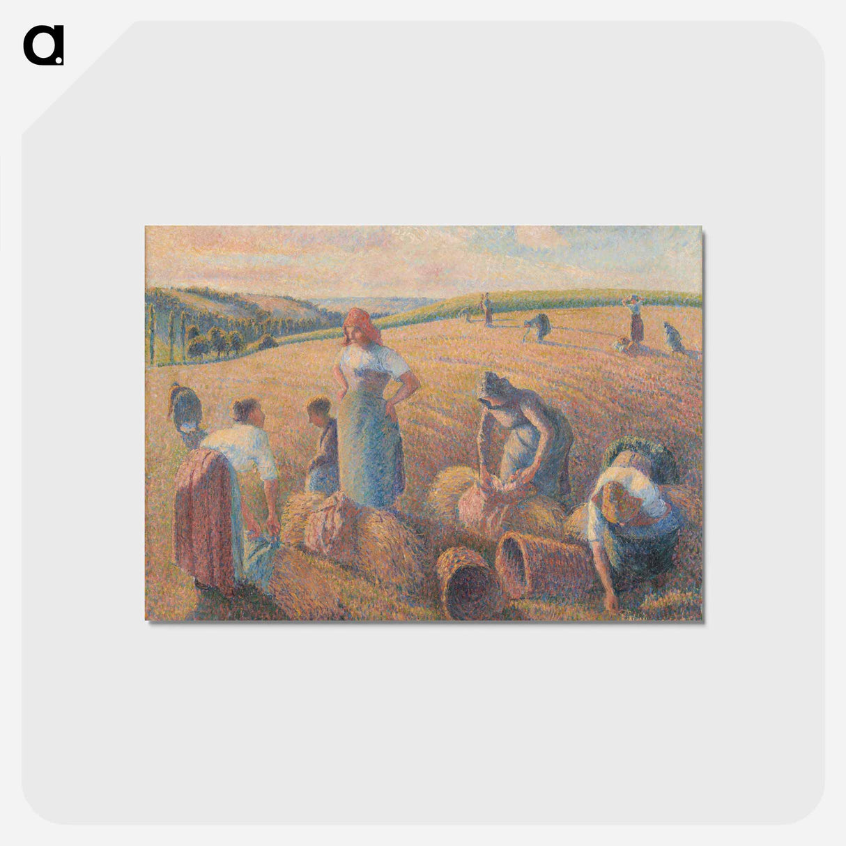 アートポストカード-The gleaners - カミーユ ピサロ Postcard.