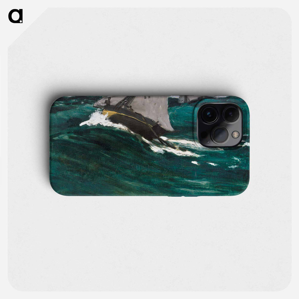 The Green Wave - クロード モネ Phone Case.